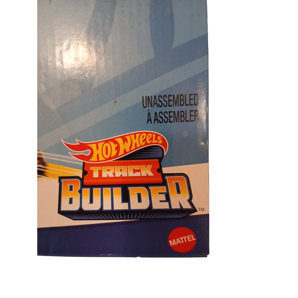 Hot Wheels Track Builder Double Looping Split Loop Pack New Sealed w 1 Car Boys - Picture 4 of 8